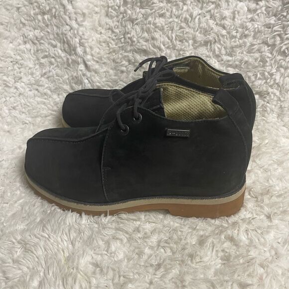 Buffalino B Boots Men\'s Black Nubuck lace up Boots SZ10 Rubber soles. main image 6